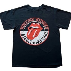 VINTAGE ROLLING STONES OFFICIAL EST 1962 PREMIUM TONGUE GRAPHIC TSHIRT MEDIUM